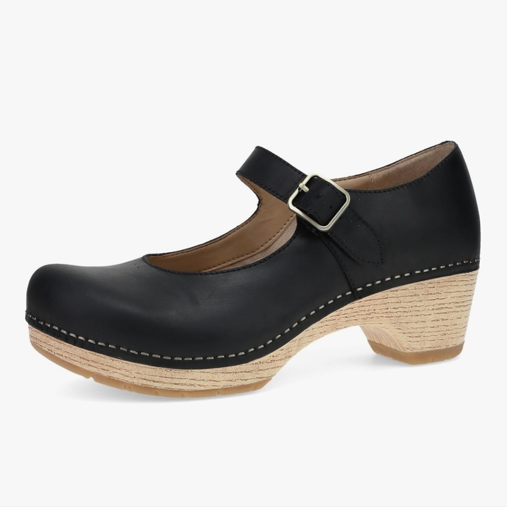 Dansko Black Mary Jane Heels